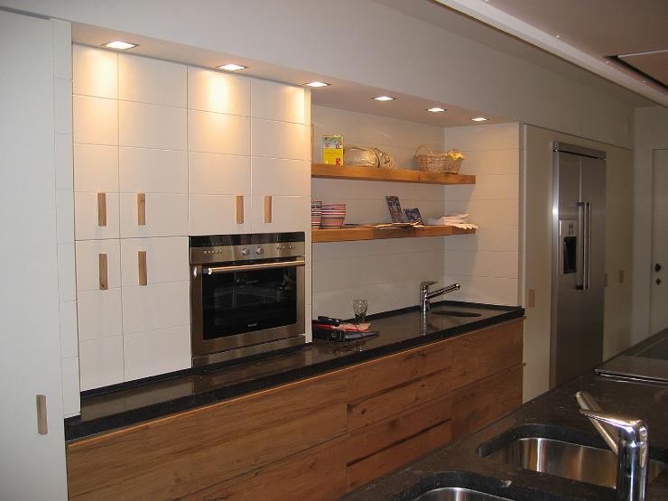 keuken in oude eik